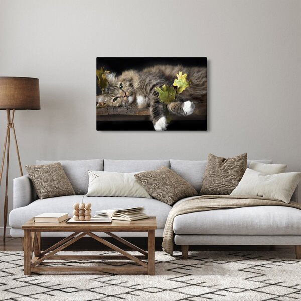 Slika - Lažljiva mačka (90x60 cm)