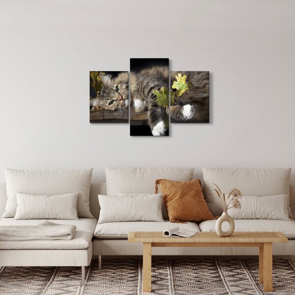Slika - Lažljiva mačka (90x60 cm)