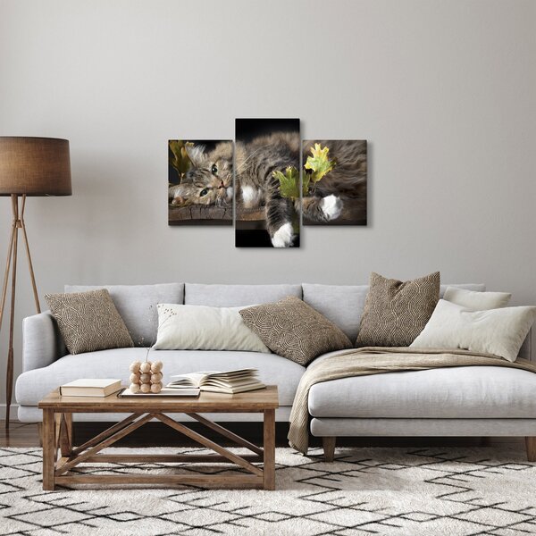 Slika - Lažljiva mačka (90x60 cm)