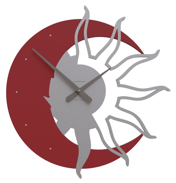 Zidni sat Sun and Moon 2 boje