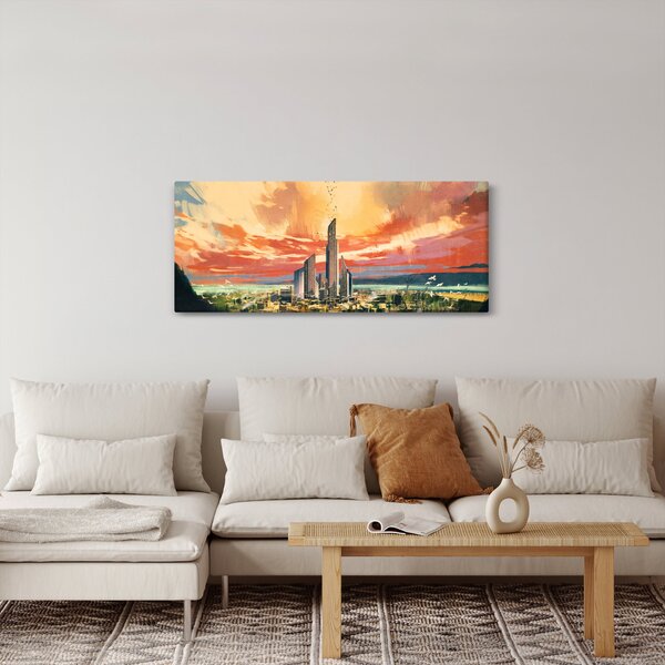 Slika - Oslikani grad (120x50 cm)