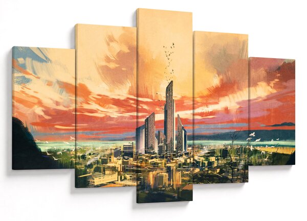 Slika - Oslikani grad (150x105 cm)