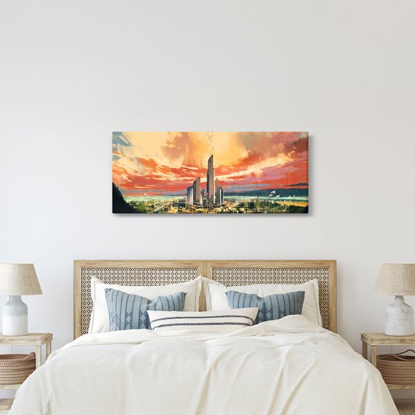 Slika - Oslikani grad (120x50 cm)