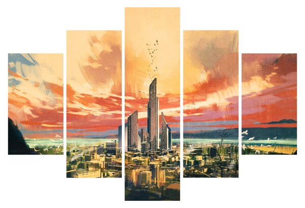 Slika - Oslikani grad (150x105 cm)