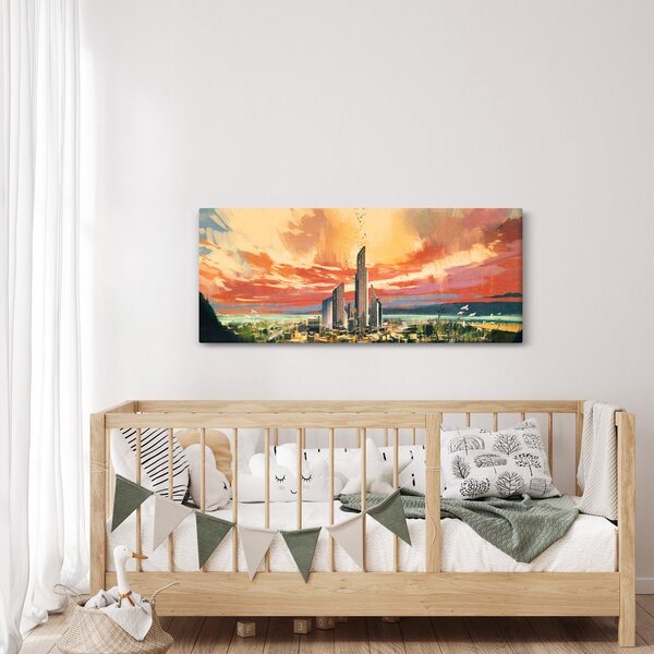 Slika - Oslikani grad (120x50 cm)
