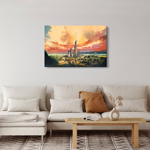 Slika - Oslikani grad (90x60 cm)