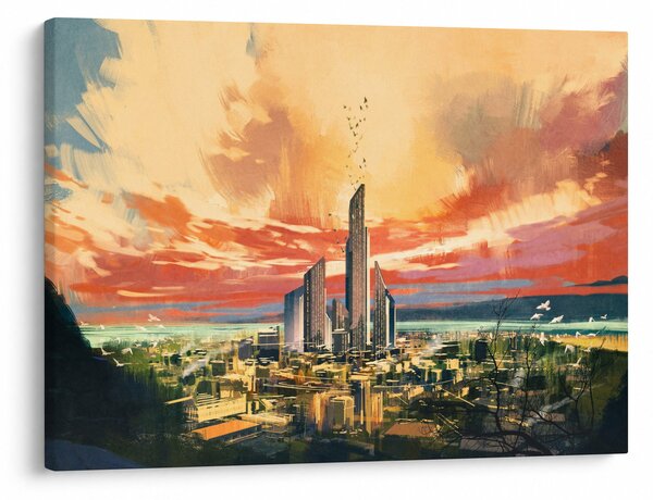 Slika - Oslikani grad (70x50 cm)