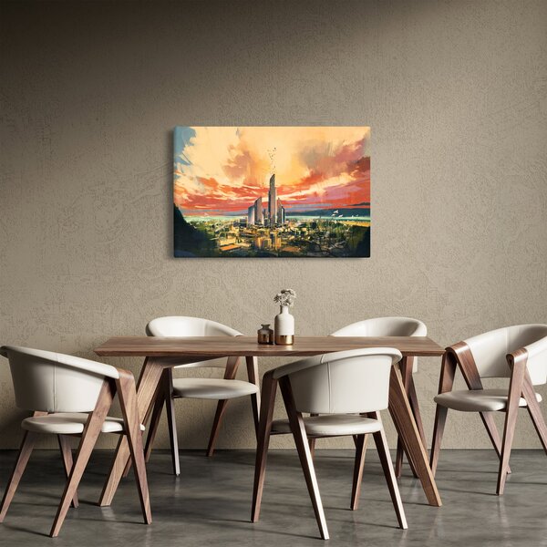 Slika - Oslikani grad (90x60 cm)