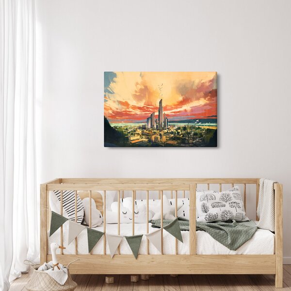 Slika - Oslikani grad (90x60 cm)