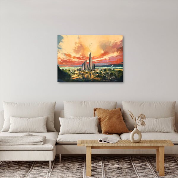 Slika - Oslikani grad (70x50 cm)