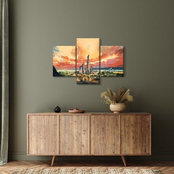 Slika - Oslikani grad (90x60 cm)
