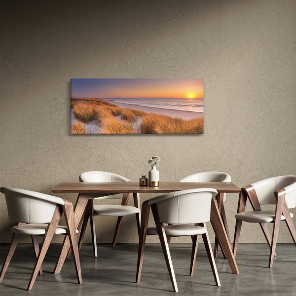 Slika - Plaža u zalasku sunca (120x50 cm)