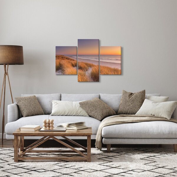 Slika - Plaža u zalasku sunca (90x60 cm)