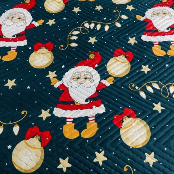 Prekrivač za krevet SANTA, plavi Dimenzije: 200 x 220 cm