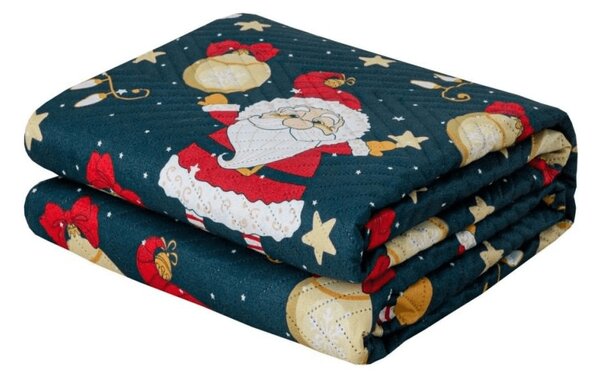 Prekrivač za krevet SANTA, plavi Dimenzije: 200 x 220 cm