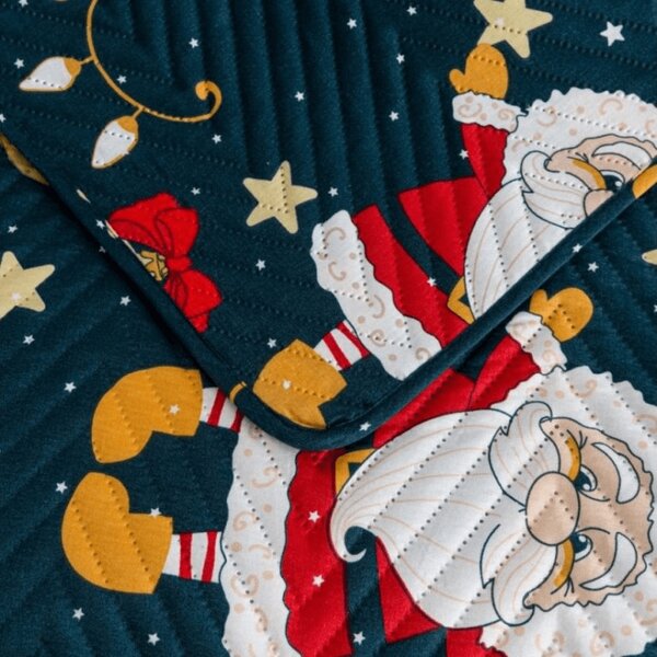 Prekrivač za krevet SANTA, plavi Dimenzije: 200 x 220 cm