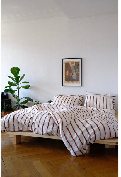 Krevet od masivnog bora s podnicom 120x200 cm u prirodnoj boji Japan – Karup Design