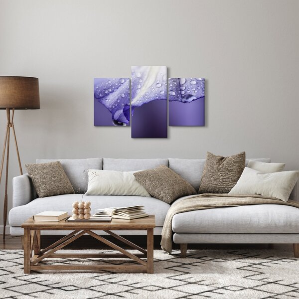 Slika - Latica s kapljicama (90x60 cm)