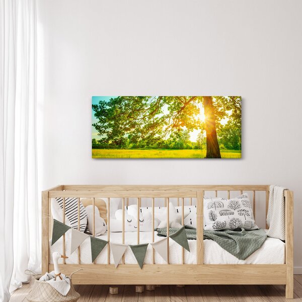 Slika - Sunčana šuma (120x50 cm)