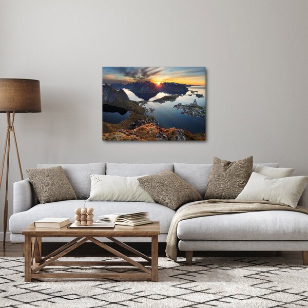 Slika - Planinski pejzaž, Norveška (70x50 cm)
