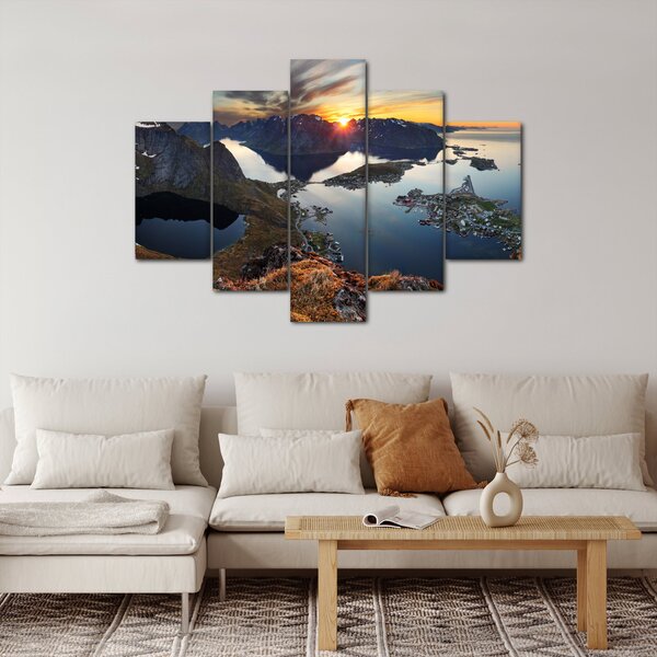 Slika - Planinski pejzaž, Norveška (150x105 cm)