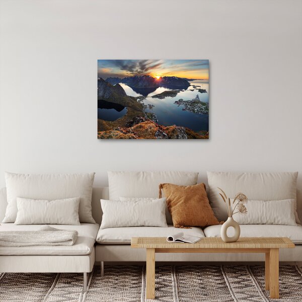 Slika - Planinski pejzaž, Norveška (70x50 cm)