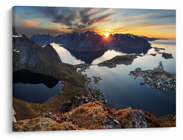 Slika - Planinski pejzaž, Norveška (70x50 cm)