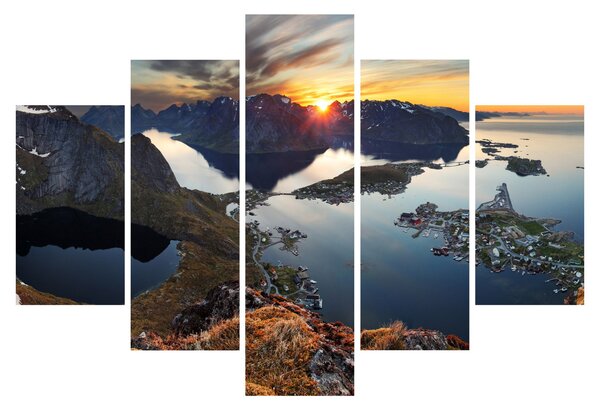 Slika - Planinski pejzaž, Norveška (150x105 cm)