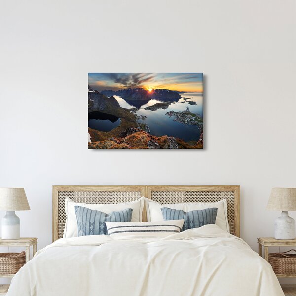 Slika - Planinski pejzaž, Norveška (90x60 cm)