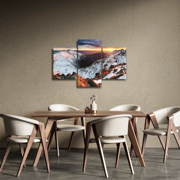 Slika - Zimska planinska panorama (90x60 cm)