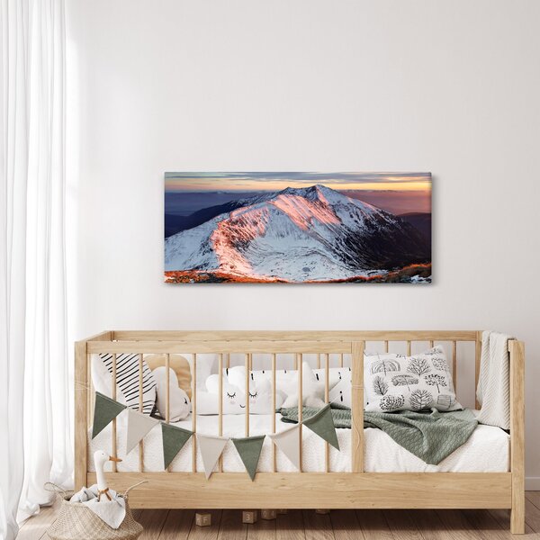 Slika - Zimska planinska panorama II. (120x50 cm)