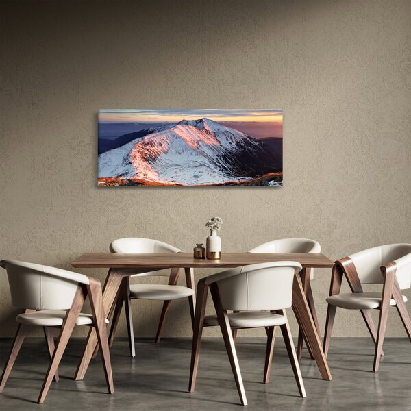 Slika - Zimska planinska panorama II. (120x50 cm)