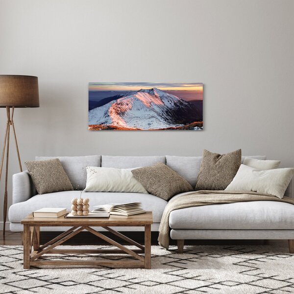 Slika - Zimska planinska panorama II. (120x50 cm)