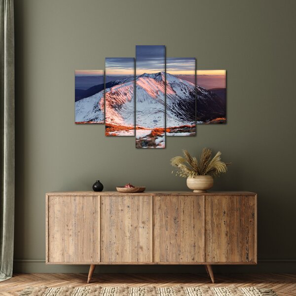 Slika - Zimska planinska panorama II. (150x105 cm)