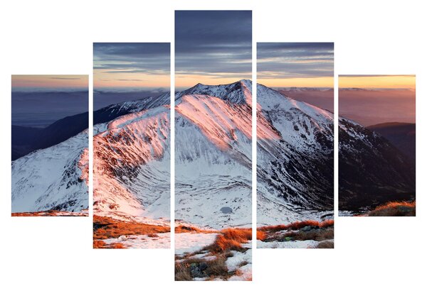 Slika - Zimska planinska panorama II. (150x105 cm)