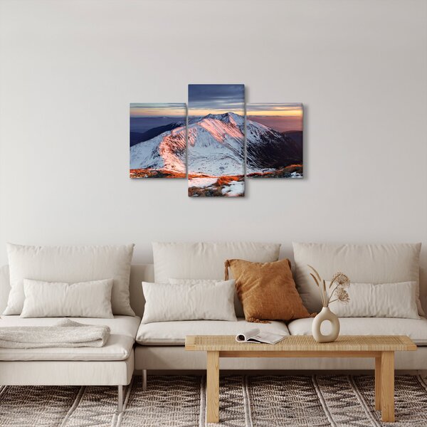 Slika - Zimska planinska panorama II. (90x60 cm)