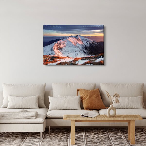 Slika - Zimska planinska panorama II. (90x60 cm)