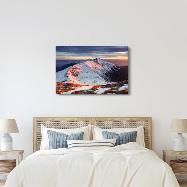 Slika - Zimska planinska panorama II. (90x60 cm)