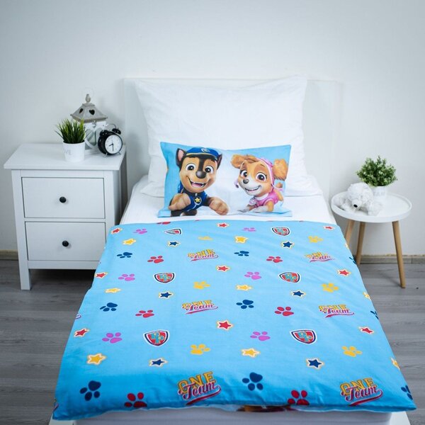 Pamučna dječja posteljina za dječji krevetić 100x135 cm Paw Patrol – Jerry Fabrics