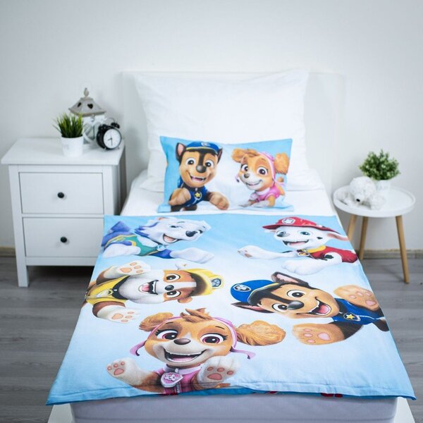 Pamučna dječja posteljina za dječji krevetić 100x135 cm Paw Patrol – Jerry Fabrics