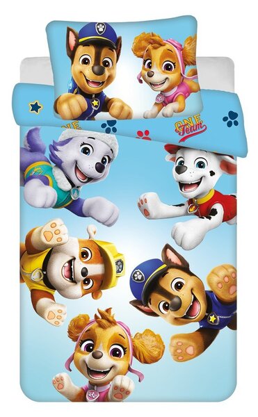 Pamučna dječja posteljina za dječji krevetić 100x135 cm Paw Patrol – Jerry Fabrics
