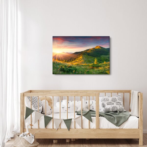 Slika - Ljetni krajolik (90x60 cm)