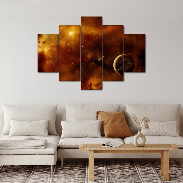 Slika - Planeti s maglicom (150x105 cm)