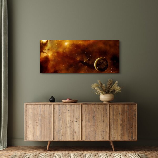 Slika - Planeti s maglicom (120x50 cm)