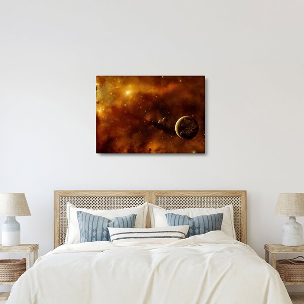 Slika - Planeti s maglicom (70x50 cm)