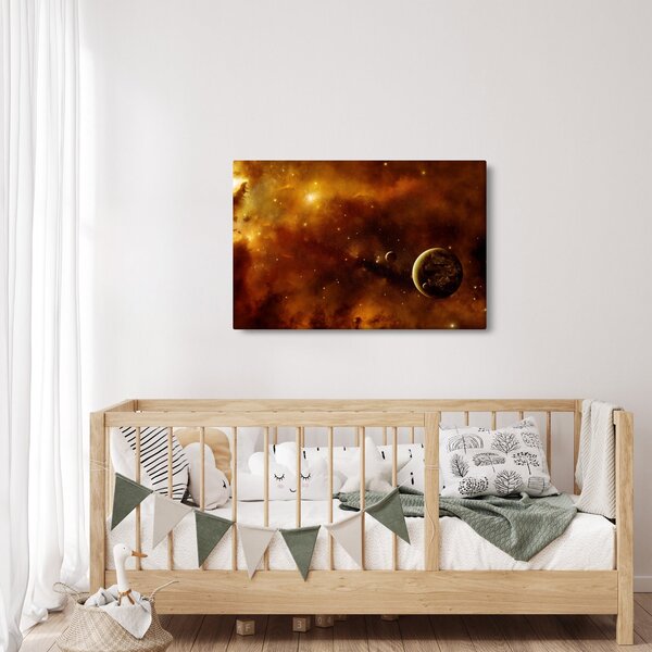 Slika - Planeti s maglicom (90x60 cm)