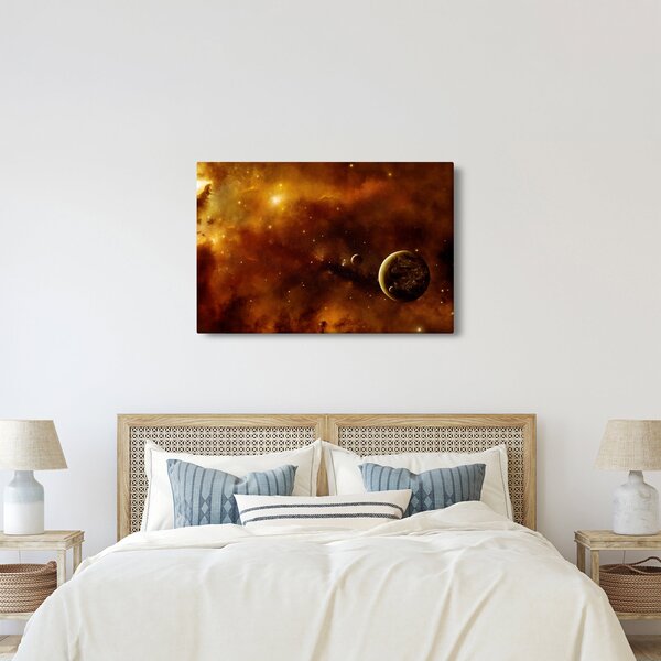 Slika - Planeti s maglicom (90x60 cm)
