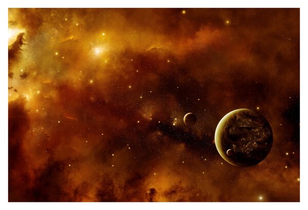Slika - Planeti s maglicom (90x60 cm)
