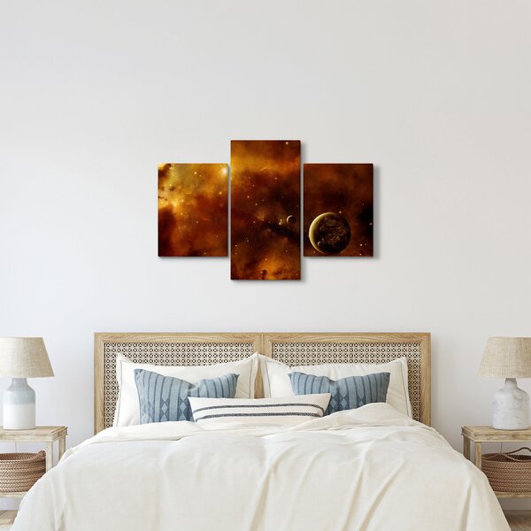 Slika - Planeti s maglicom (90x60 cm)