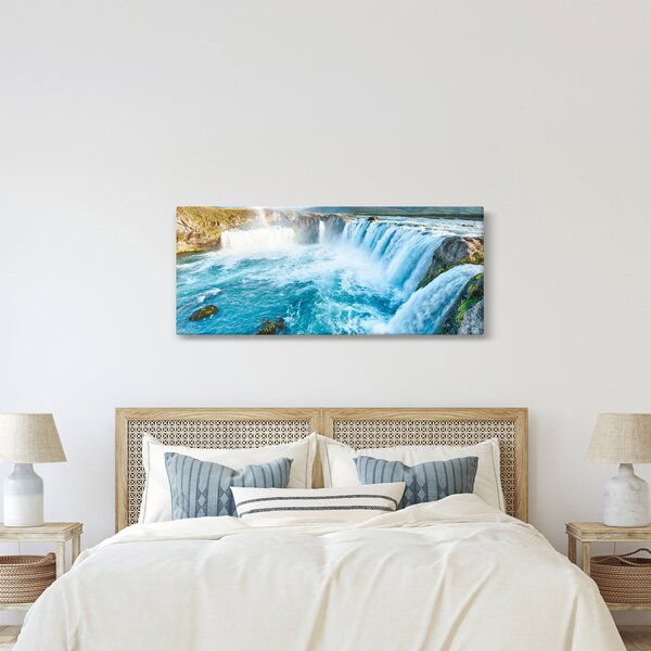 Slika - Vodopad Godafoss (120x50 cm)